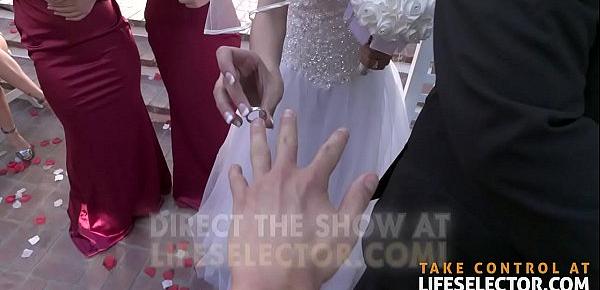 Amazing wedding fuck with Gianna Dior & Bridesmaids POV